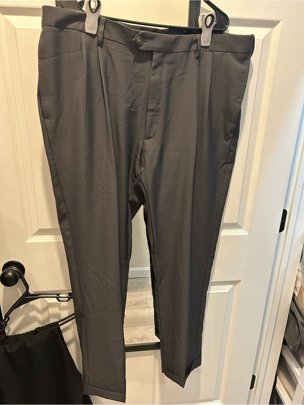 Haggar Men's Charcoal Dress Pants